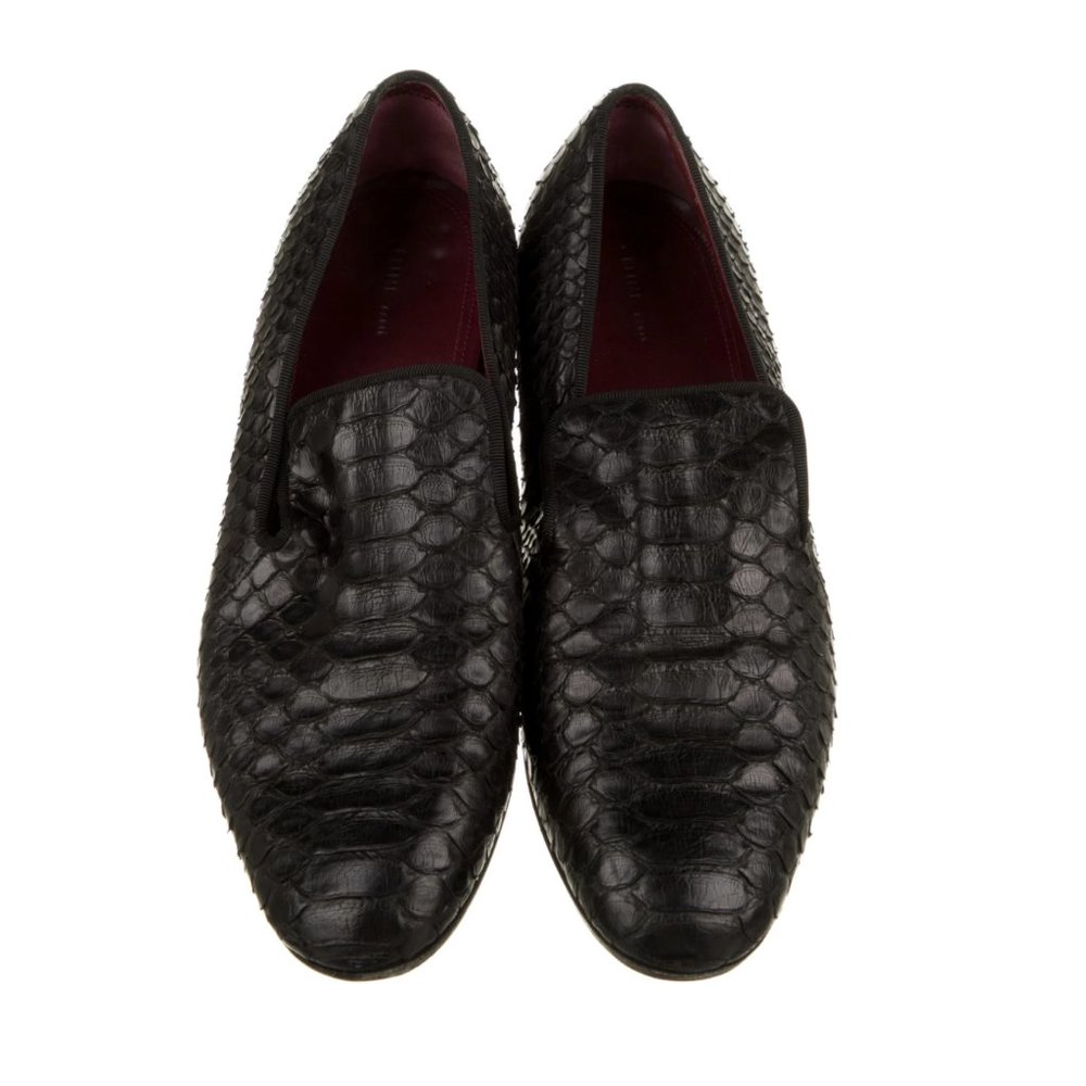 Celine-Python Round-Toe Loafers 37.5 - image 2